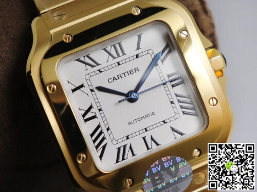 Customized Brand High-End Luxury Automatic Mechanical Watch Inspired by the Santos Series, Model W20112Y1