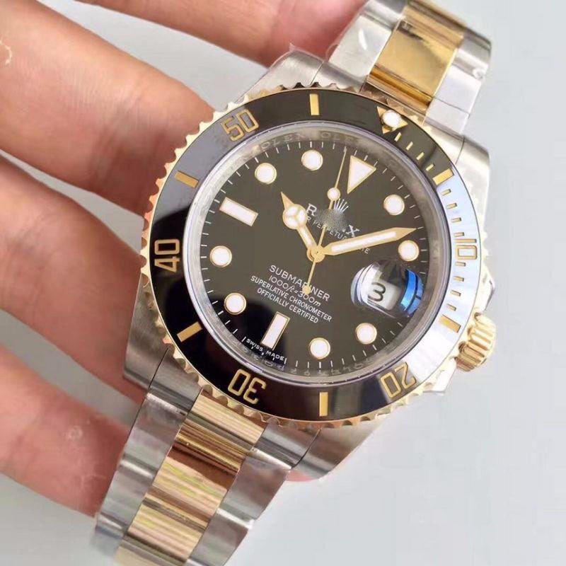 Customized Brand High-End Luxury Automatic Mechanical Watch Inspired by the Submariner Series, Model 116613LN