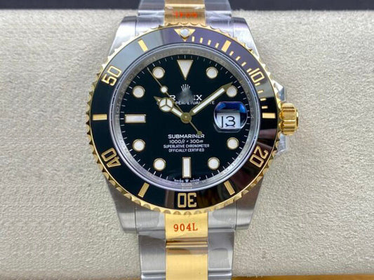 Customized Brand High-End Luxury Automatic Mechanical Watch Inspired by the Submariner Series, Model M126613LN-0002