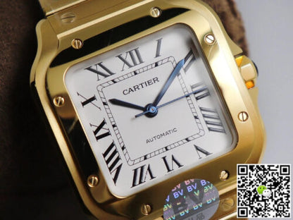 Customized Brand High-End Luxury Automatic Mechanical Watch Inspired by the Santos Series, Model W20112Y1