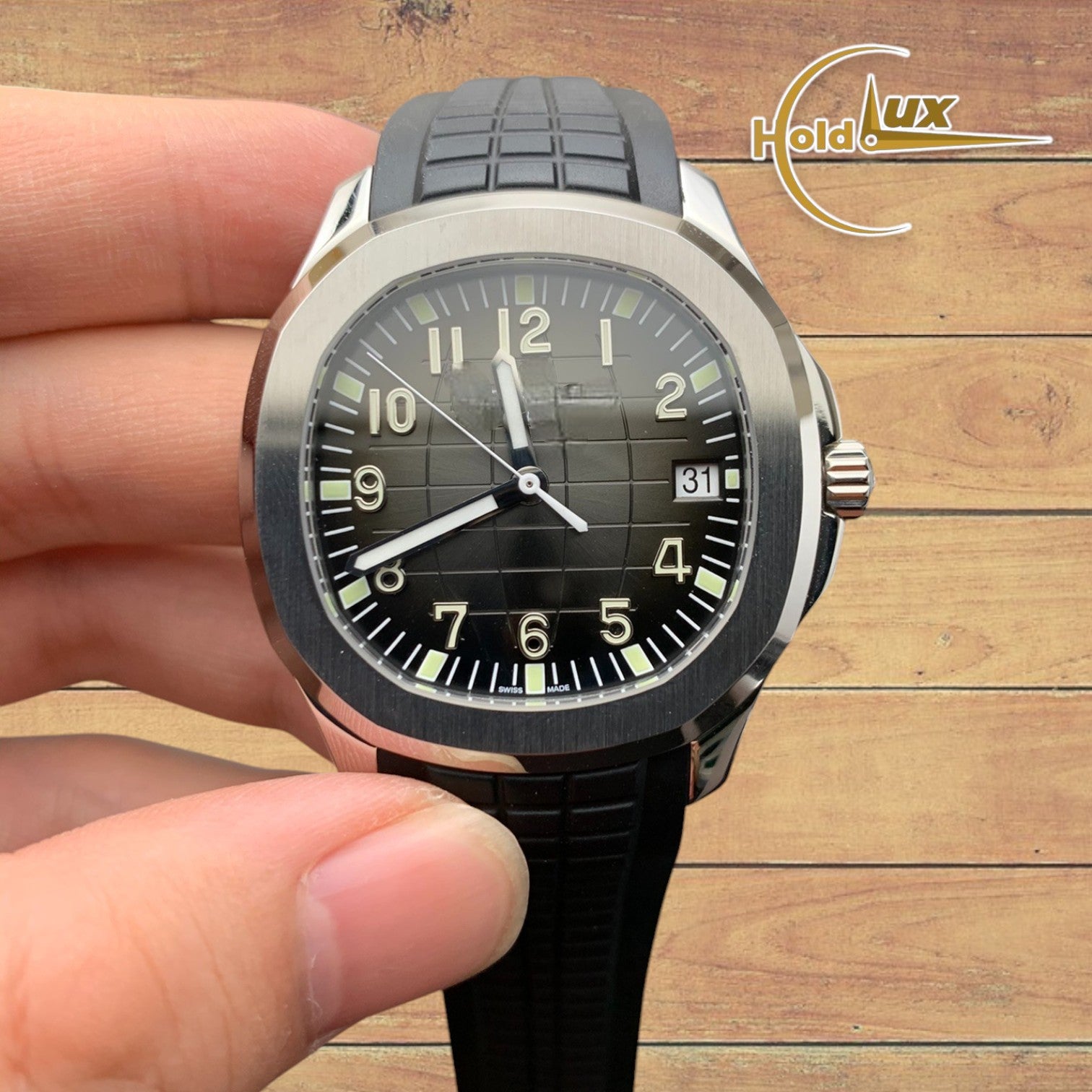 Customized Brand High-End Luxury Automatic Mechanical Watch Inspired by Aquanaut Series, Model 5176