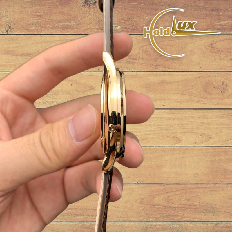 Customized Brand High-End Luxury Automatic Mechanical Watch Inspired by Master Ultra Thin Moon Series, Model 1362520