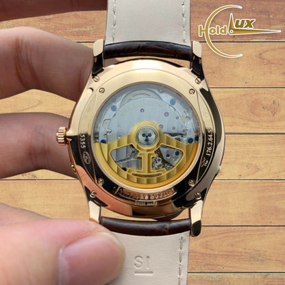 Customized Brand High-End Luxury Automatic Mechanical Watch Inspired by Master Ultra Thin Moon Series, Model 1362520