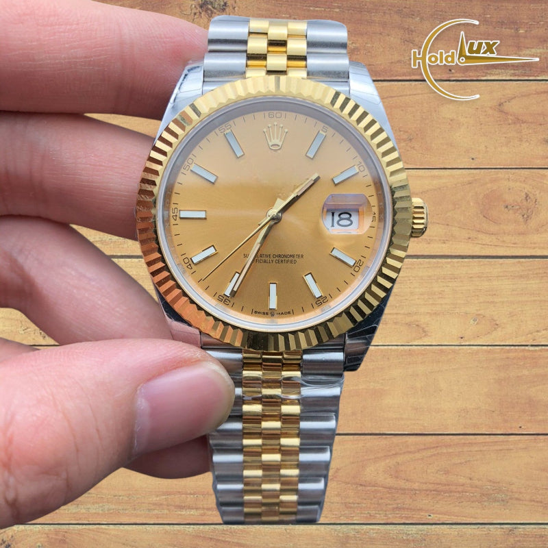 Customized Brand High-End Luxury Automatic Mechanical Watch Inspired by the Datejust Series, Model 126333-0010