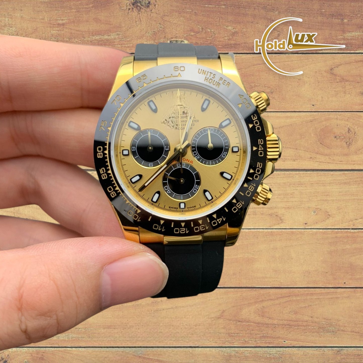 Customized Brand High-End Luxury Automatic Mechanical Watch Inspired by the Daytona Series, Model 116518LN