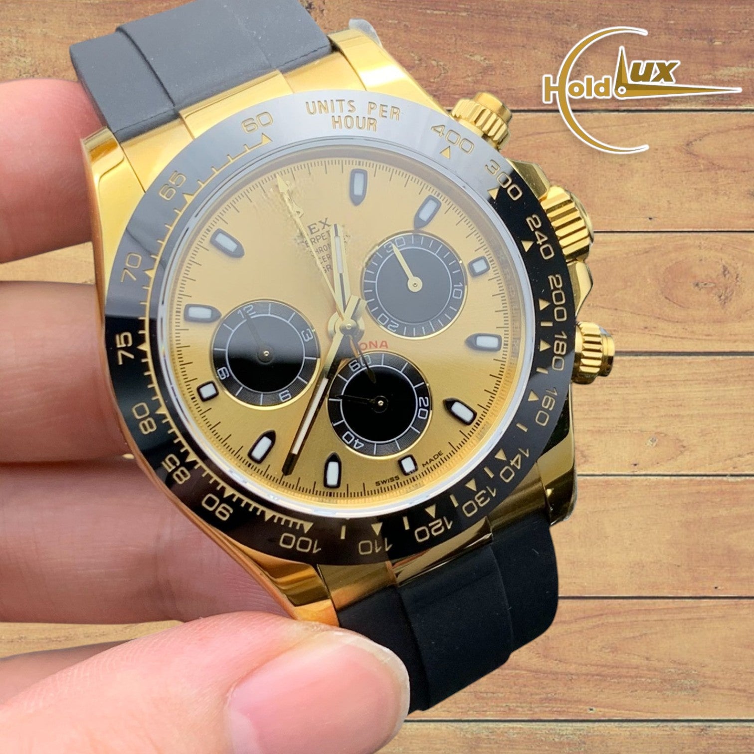 Customized Brand High-End Luxury Automatic Mechanical Watch Inspired by the Daytona Series, Model 116518LN