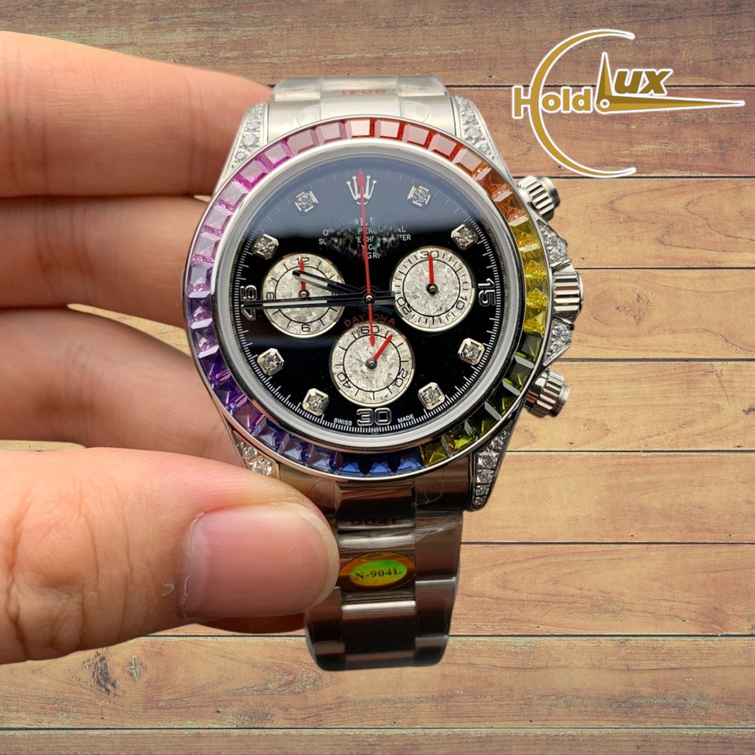 Customized Brand High-End Luxury Automatic Mechanical Watch Inspired by the Daytona Series, Model m116598