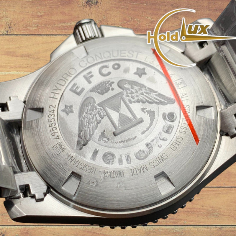 Customized Brand High-End Luxury Automatic Mechanical Watch Inspired by the Hydro Conquest  Series, Model  L3.782.4.53.6
