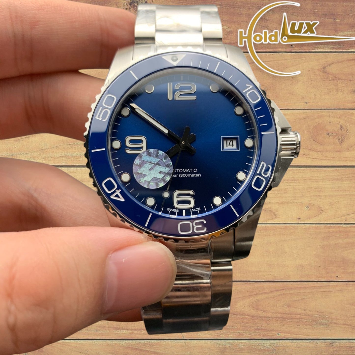 Customized Brand High-End Luxury Automatic Mechanical Watch Inspired by the Hydroconquest  Series, Model L3.781.96.6
