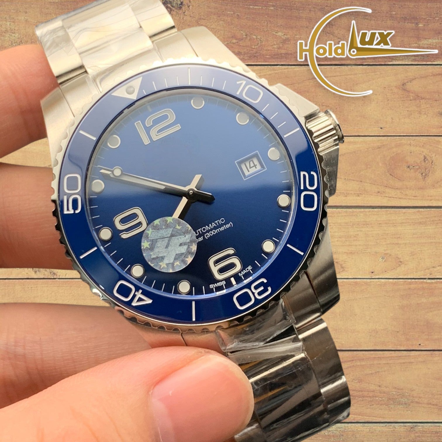 Customized Brand High-End Luxury Automatic Mechanical Watch Inspired by the Hydroconquest  Series, Model L3.781.96.6