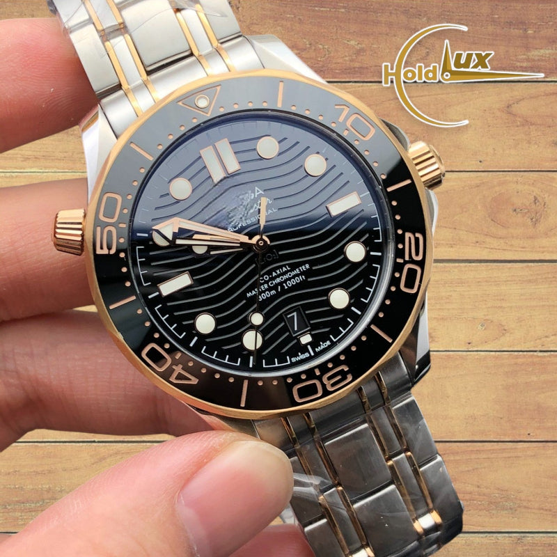 Customized Brand High-End Luxury Automatic Mechanical Watch Inspired by the Seamaster Series, Model  210.20.42.20.01.001