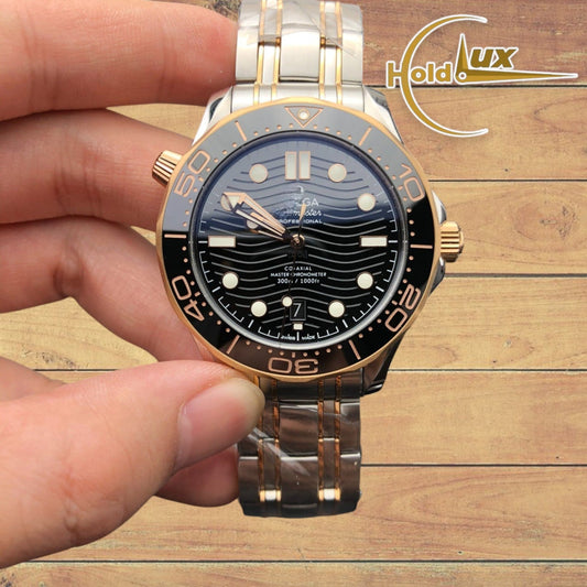 Customized Brand High-End Luxury Automatic Mechanical Watch Inspired by the Seamaster Series, Model  210.20.42.20.01.001