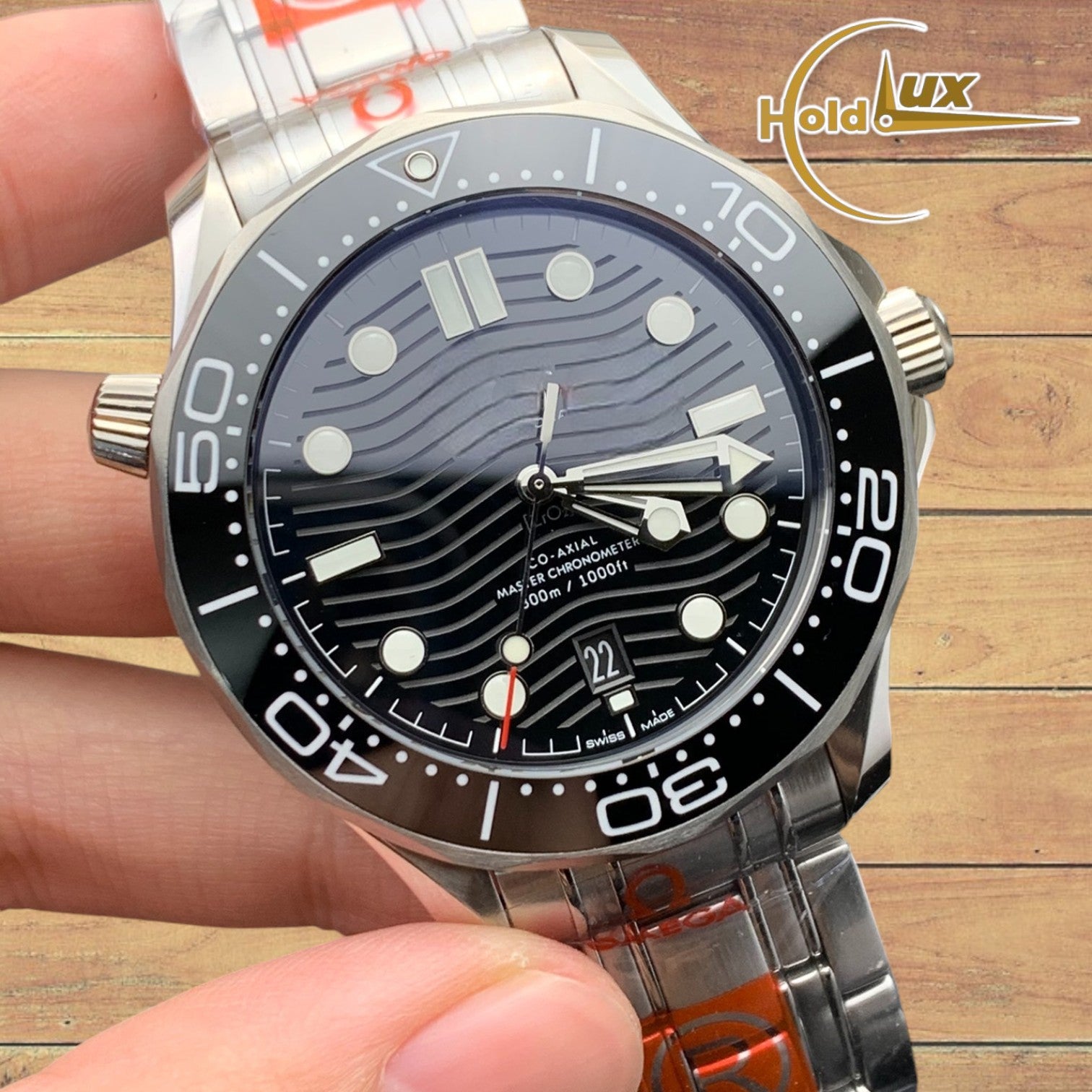 Customized Brand High-End Luxury Automatic Mechanical Watch Inspired by the Seamaster Series, Model  210.30.42.20.01.001
