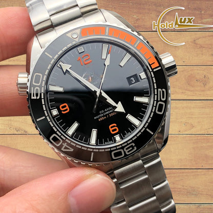 Customized Brand High-End Luxury Automatic Mechanical Watch Inspired by the Seamaster Series, Model 215.30.44.21.01.002