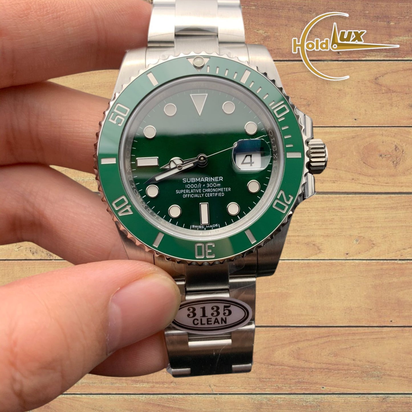 Customized Brand High-End Luxury Automatic Mechanical Watch Inspired by the Submariner Series, Model 116610LV