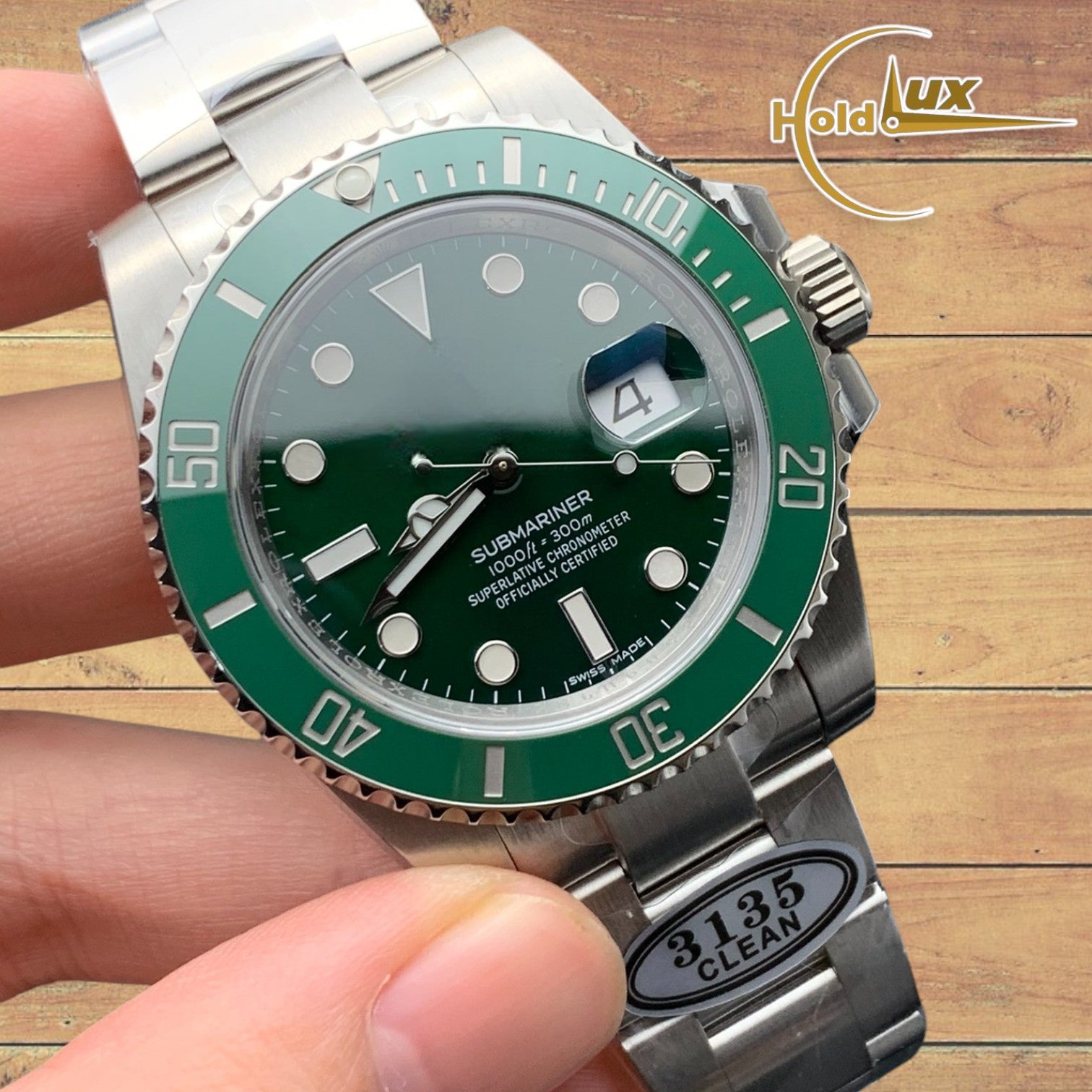 Customized Brand High-End Luxury Automatic Mechanical Watch Inspired by the Submariner Series, Model 116610LV