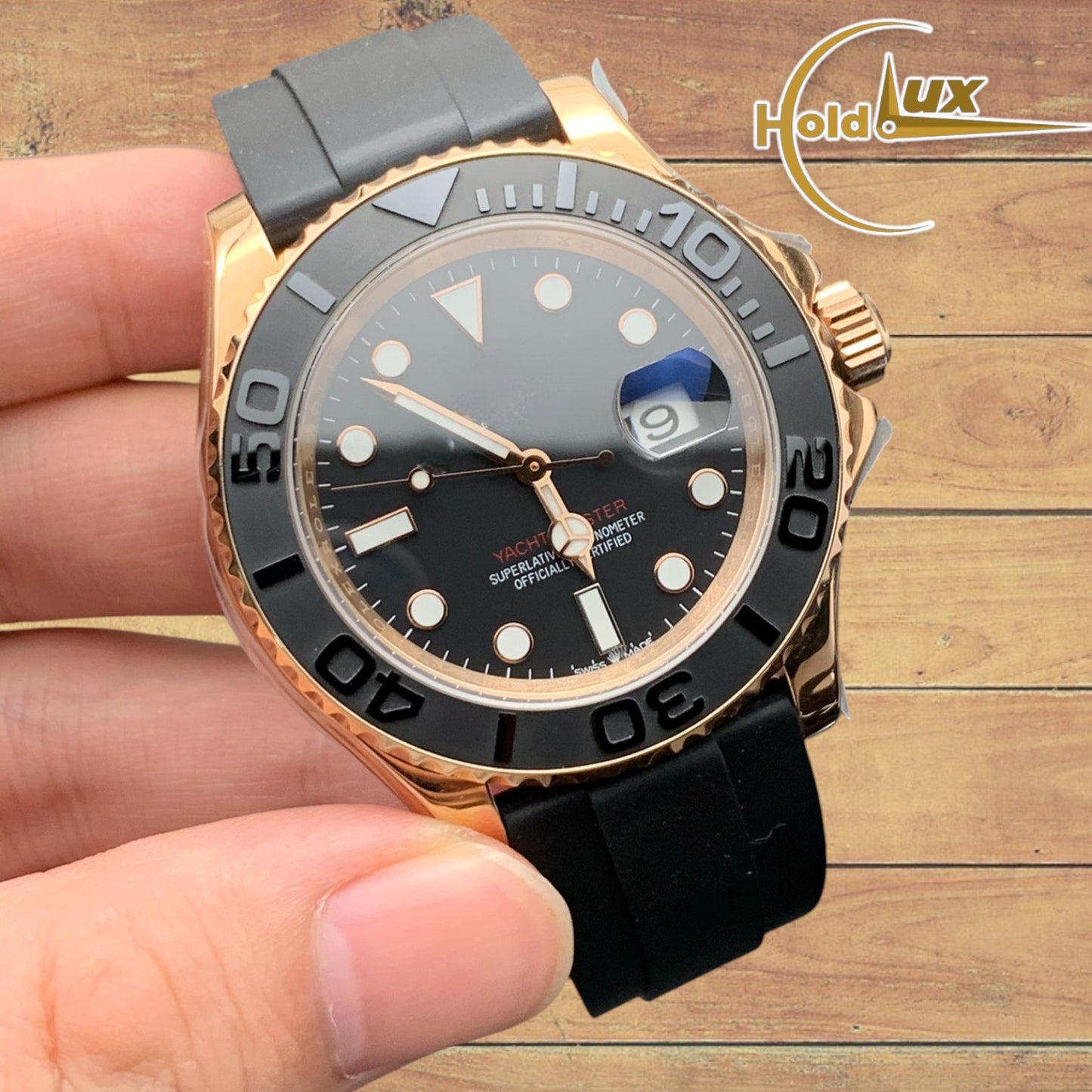 Customized Brand High-End Luxury Automatic Mechanical Watch Inspired by the Yacht-Master Series, M126655-0002
