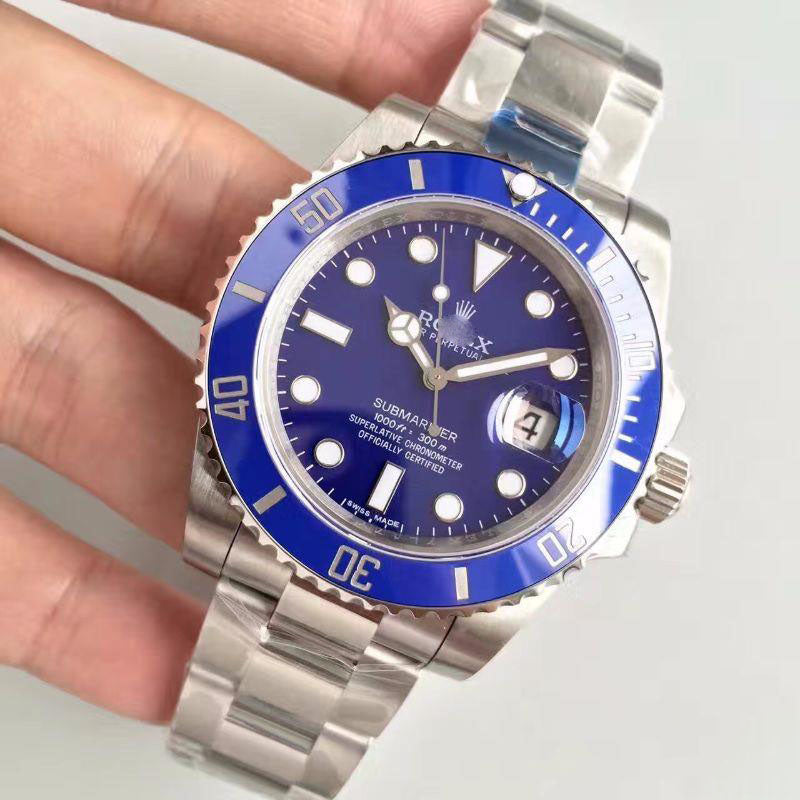Customized Brand High-End Luxury Automatic Mechanical Watch Inspired by the Submariner Series, Model 116619LB