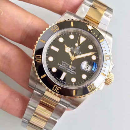Customized Brand High-End Luxury Automatic Mechanical Watch Inspired by the Submariner Series, Model 116613LN
